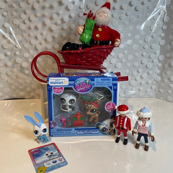 Littlest Pet Shop- Pet Pairs 🐼🦌🎁Winter Pals (Holiday Edition) - Picture 1 of 13
